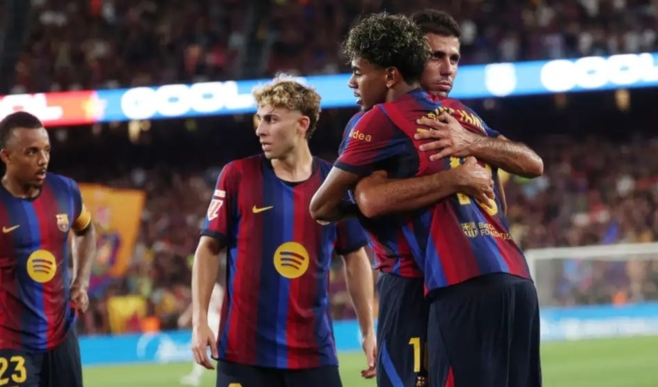 يدخل برشلونة المباراة وهو في صدارة جدول الترتيب برصيد تسع نقاط.